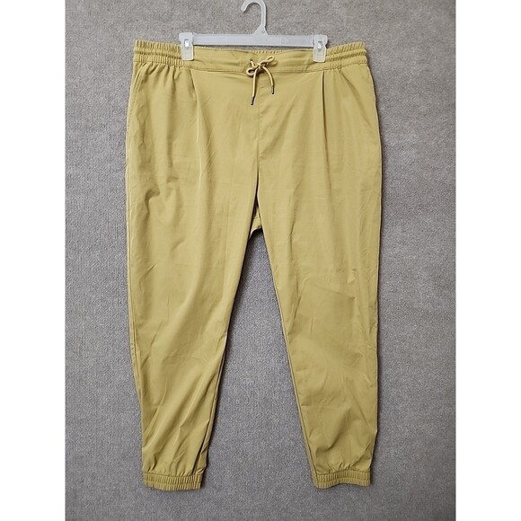 The North Face Jogger Pants Womens 3X Brown Pull On Elastic Waist Drawstring - Picture 1 of 9